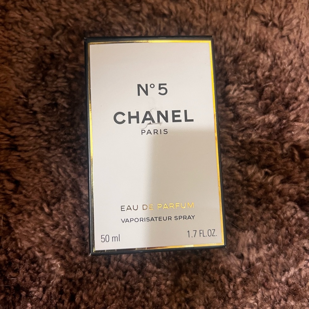 Empty Chanel no. 5 perfume box